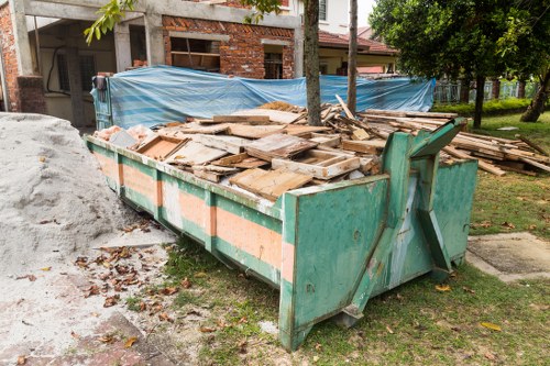 Business waste removal services in Alperton office