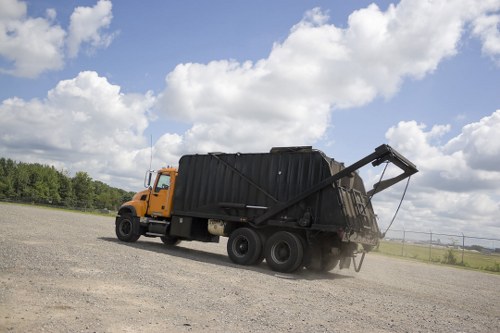 Staff interacting with a business customer to arrange an accessible pickup